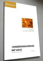Kostenloser Spezial-Report "Vermögenssicherung mit Gold"